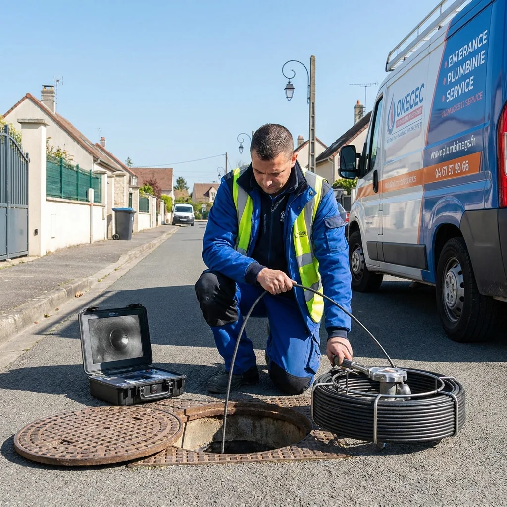 Inspection Cam&eacute;ra canalisation &middot; image &agrave; la une