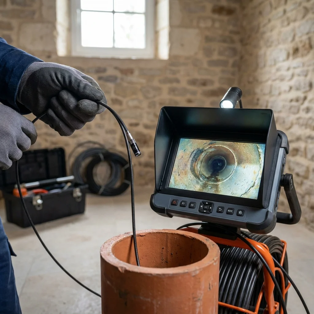 Inspection Cam&eacute;ra canalisation &middot; image &agrave; la une