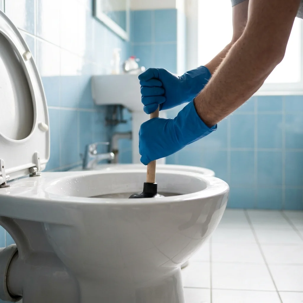 WC Bouch&eacute; qui d&eacute;borde &middot; image &agrave; la une
