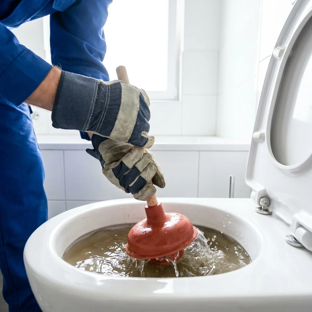 WC Bouch&eacute; qui d&eacute;borde &middot; image &agrave; la une