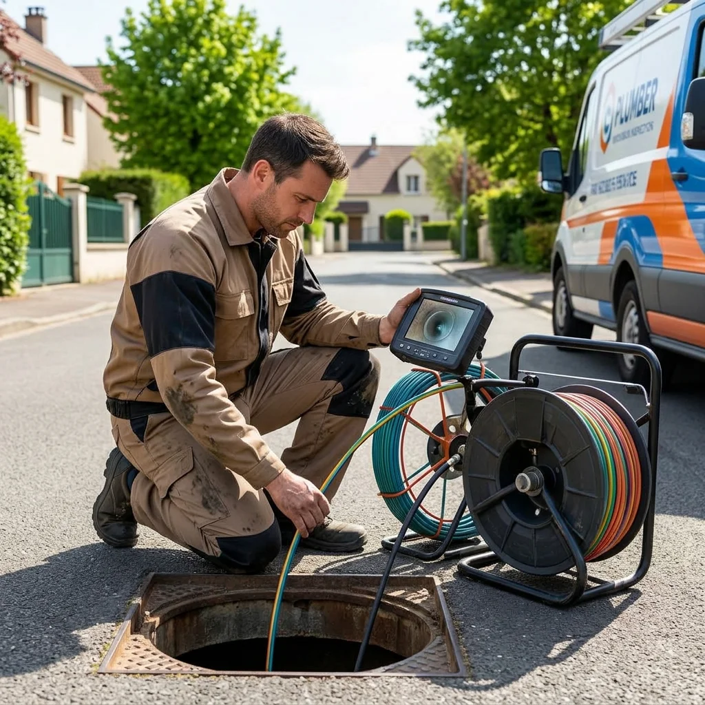 Inspection Cam&eacute;ra canalisation &middot; image &agrave; la une