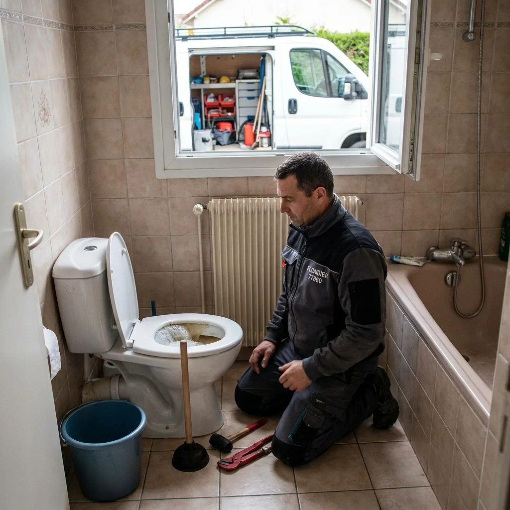 WC Bouch&eacute; qui d&eacute;borde &middot; image &agrave; la une