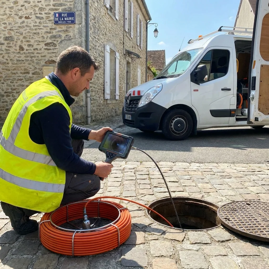 Inspection Cam&eacute;ra canalisation &middot; image &agrave; la une