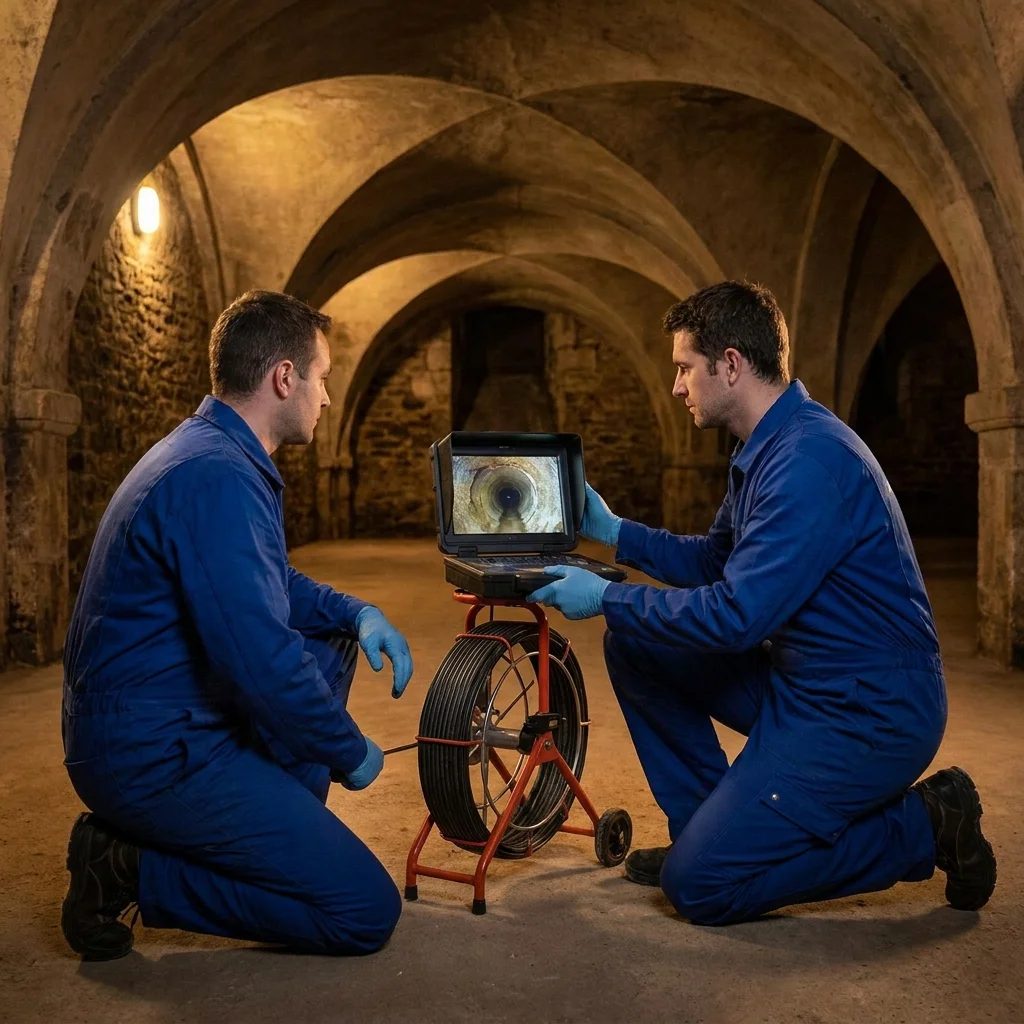 Inspection Cam&eacute;ra canalisation &middot; image &agrave; la une