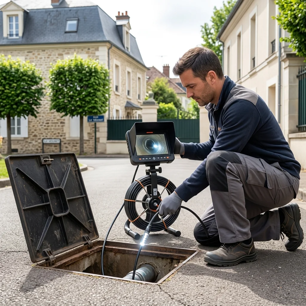Inspection Cam&eacute;ra canalisation &middot; image &agrave; la une