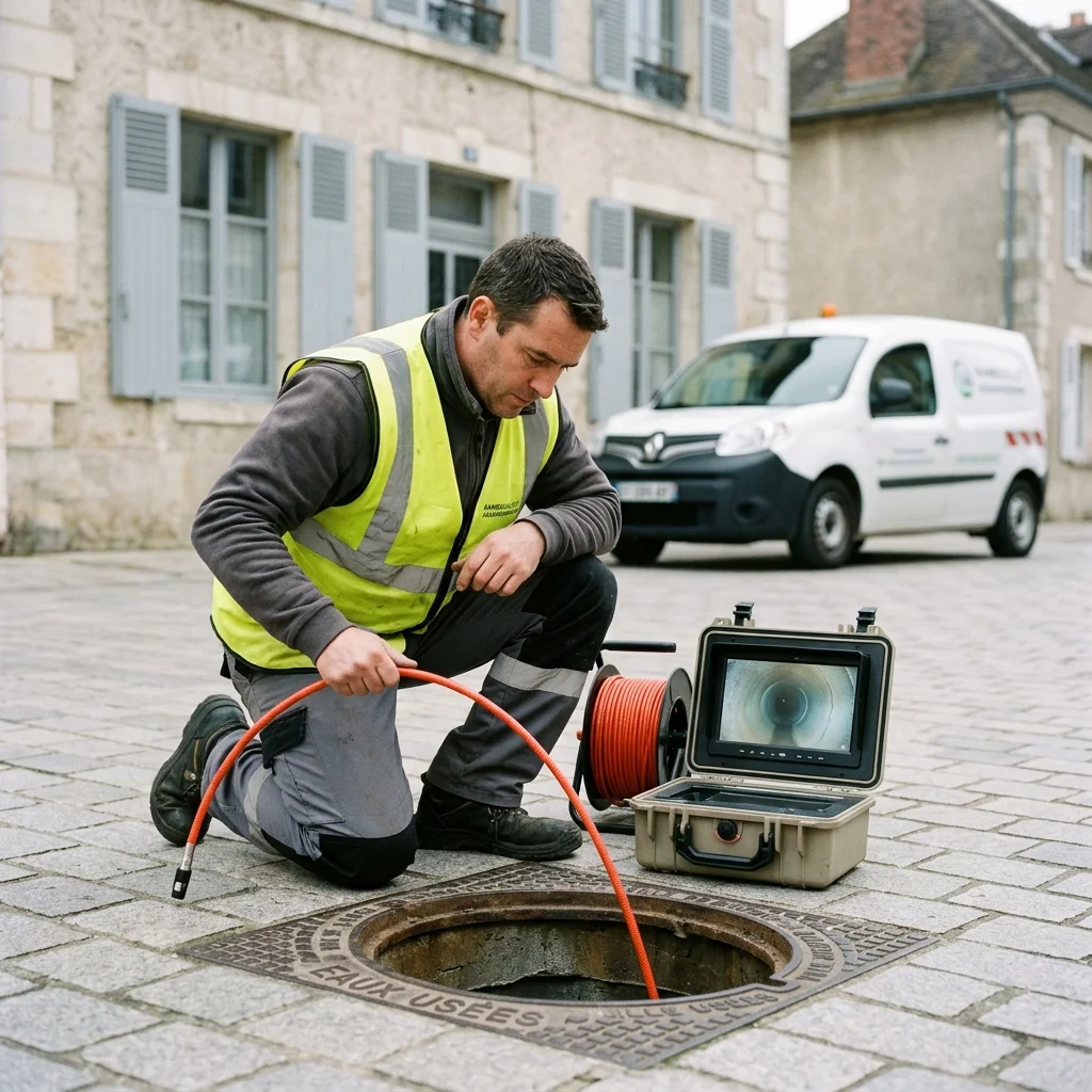 Inspection Cam&eacute;ra canalisation &middot; image &agrave; la une