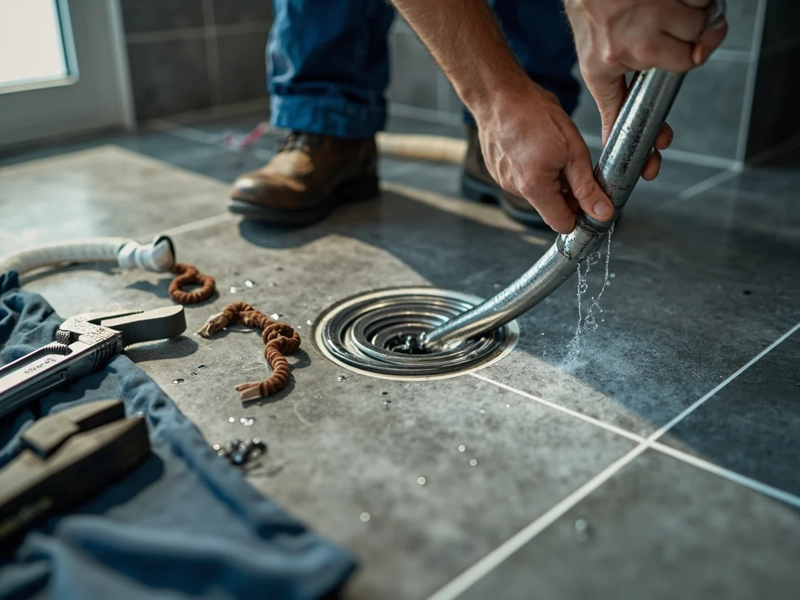 D&eacute;bouchage Douche &middot; image &agrave; la une