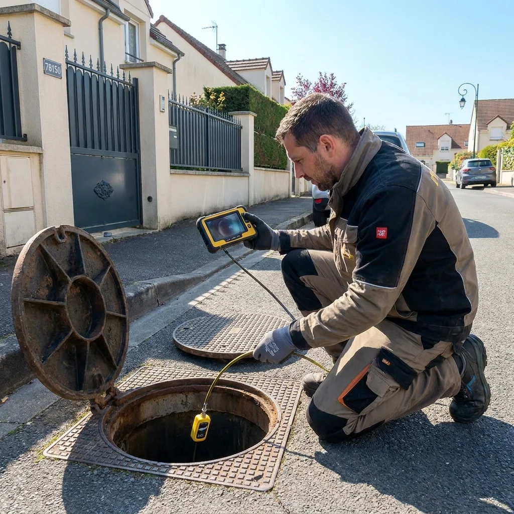 Inspection Cam&eacute;ra canalisation &middot; image &agrave; la une
