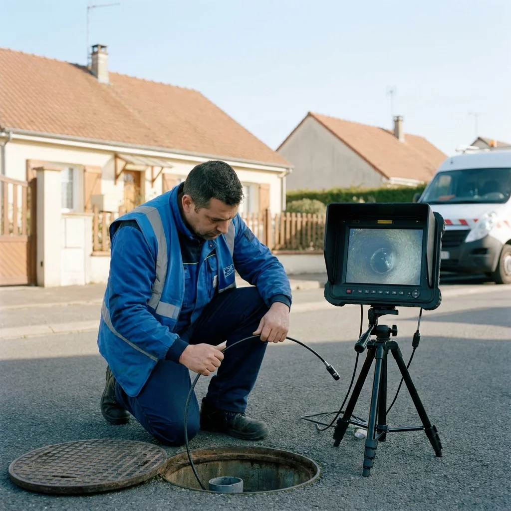 Inspection Cam&eacute;ra canalisation &middot; image &agrave; la une