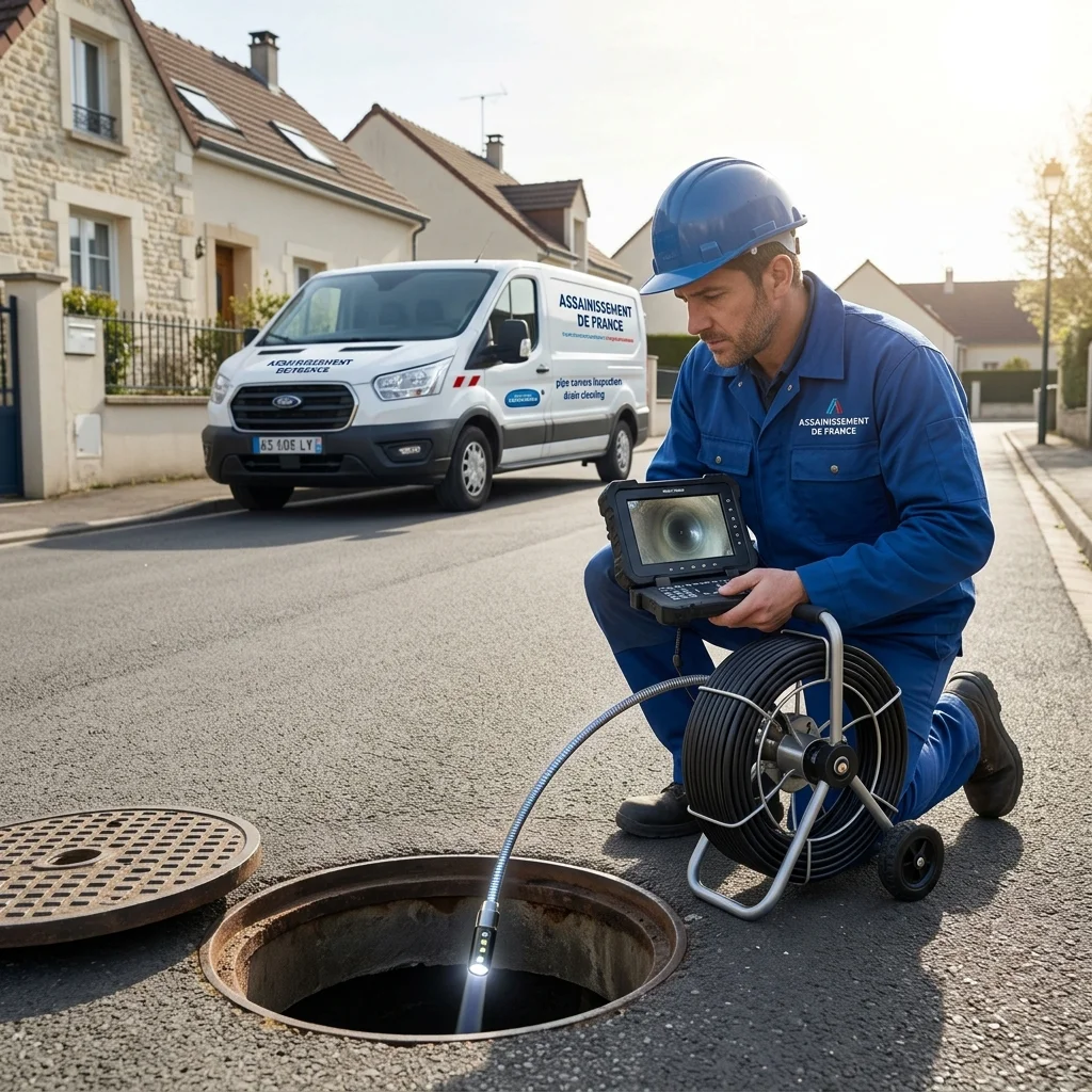 Inspection Cam&eacute;ra canalisation &middot; image &agrave; la une