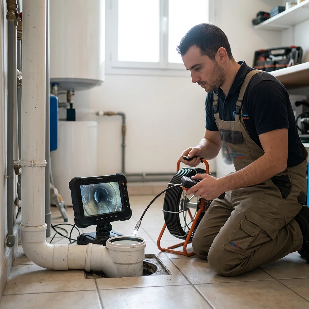 Inspection Cam&eacute;ra canalisation &middot; image &agrave; la une