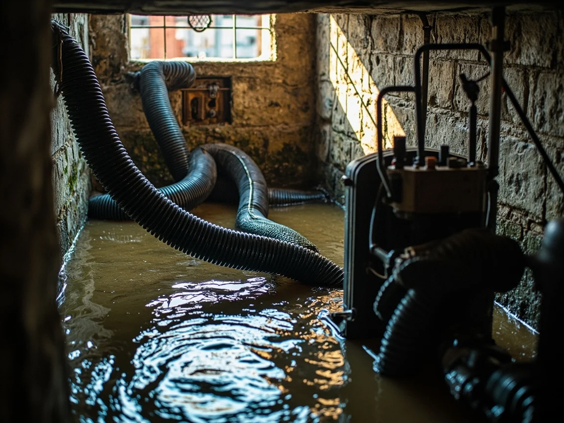 Pompage Cave inond&eacute;e &middot; image &agrave; la une