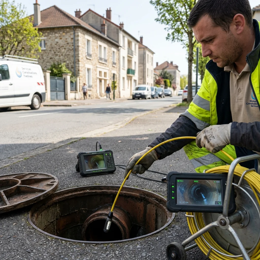 Inspection Cam&eacute;ra canalisation &middot; image &agrave; la une