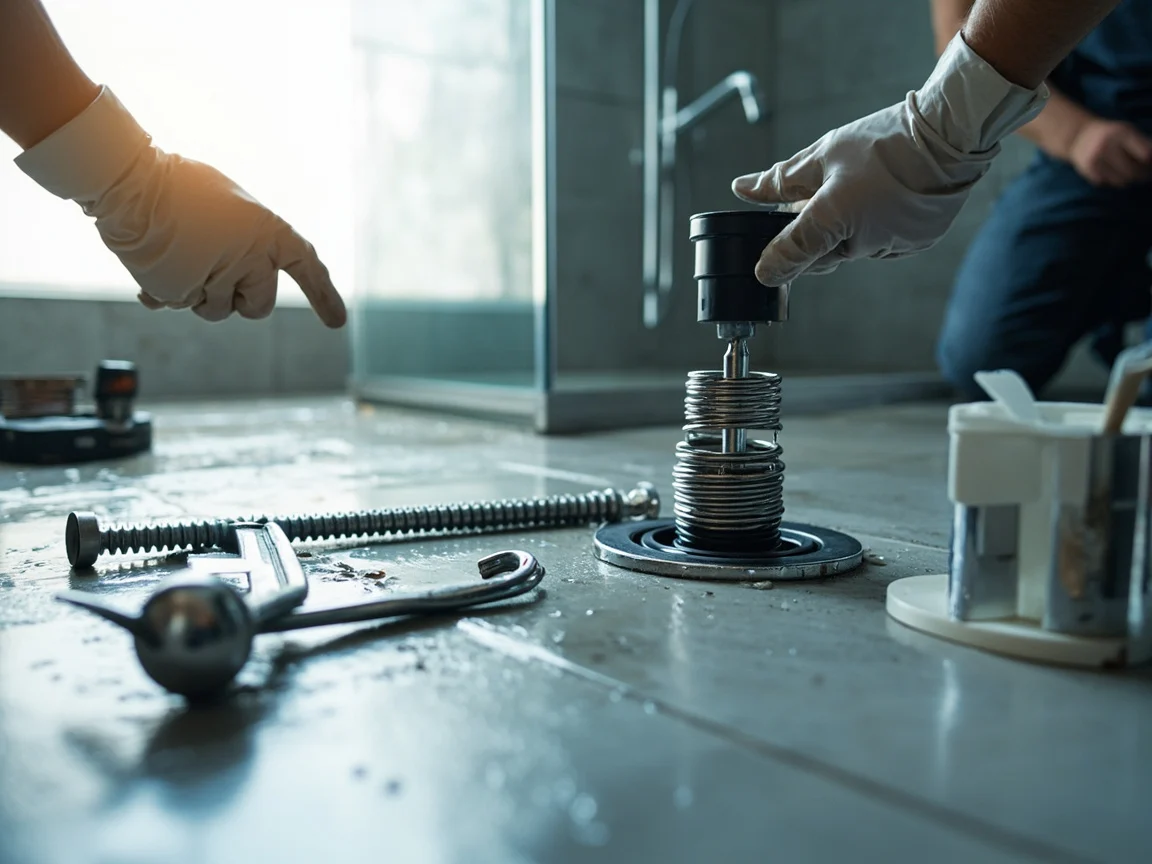 D&eacute;bouchage Douche &middot; image &agrave; la une