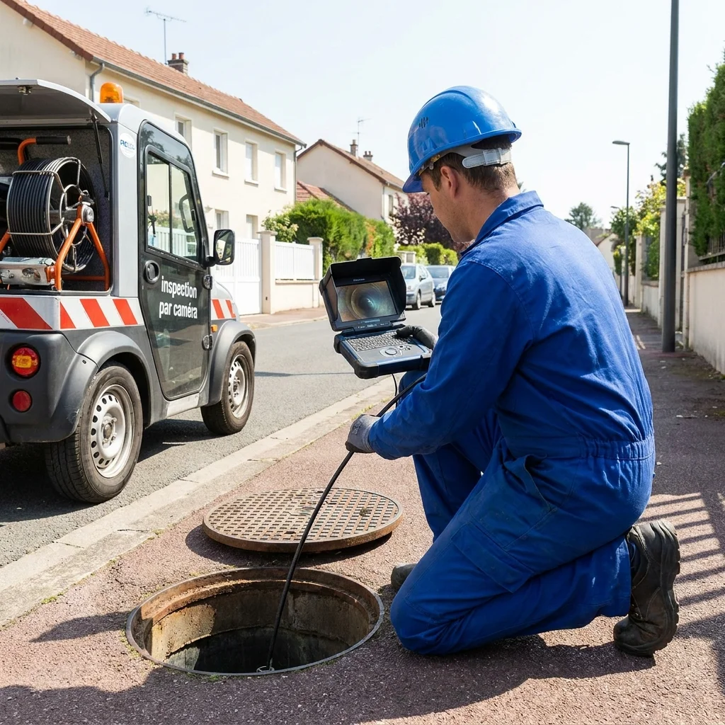 Inspection Cam&eacute;ra canalisation &middot; image &agrave; la une