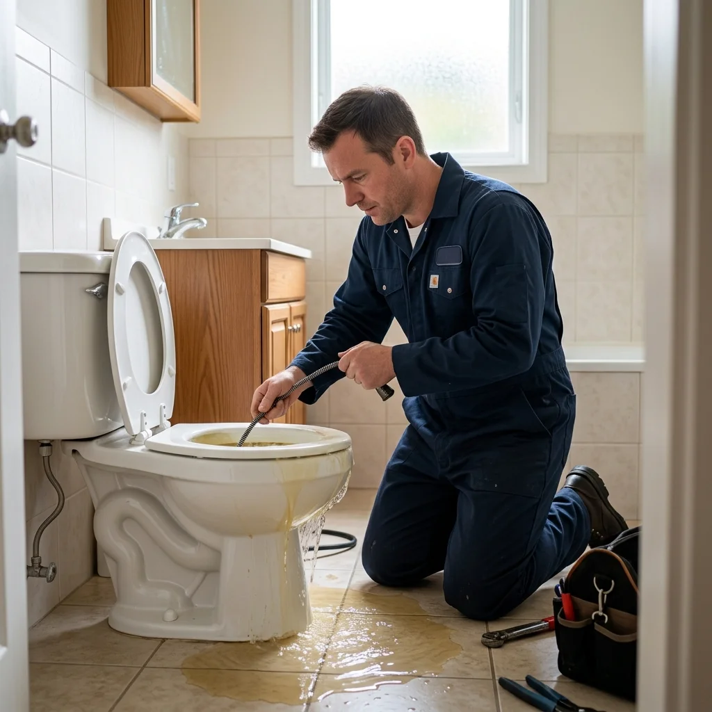 WC Bouch&eacute; qui d&eacute;borde &middot; image &agrave; la une