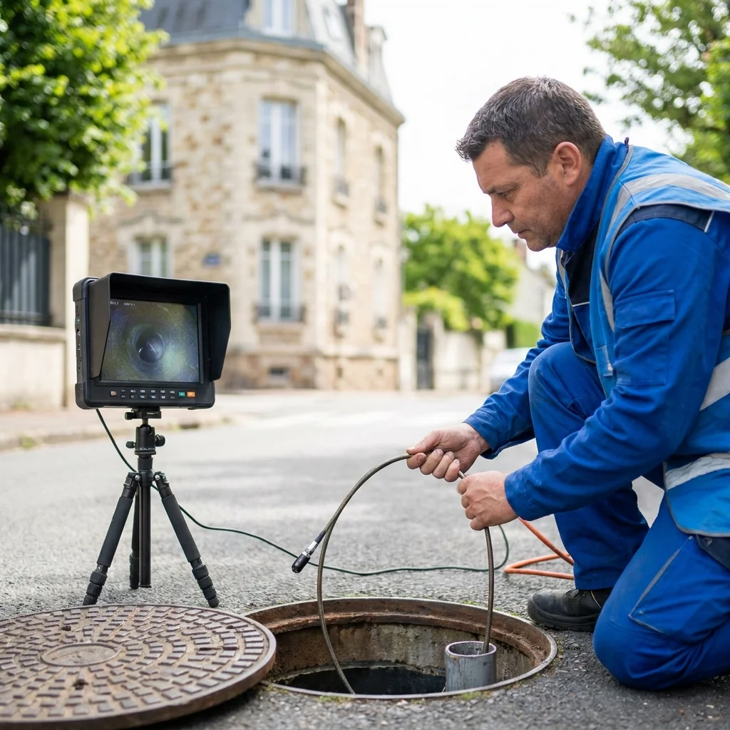 Inspection Cam&eacute;ra canalisation &middot; image &agrave; la une