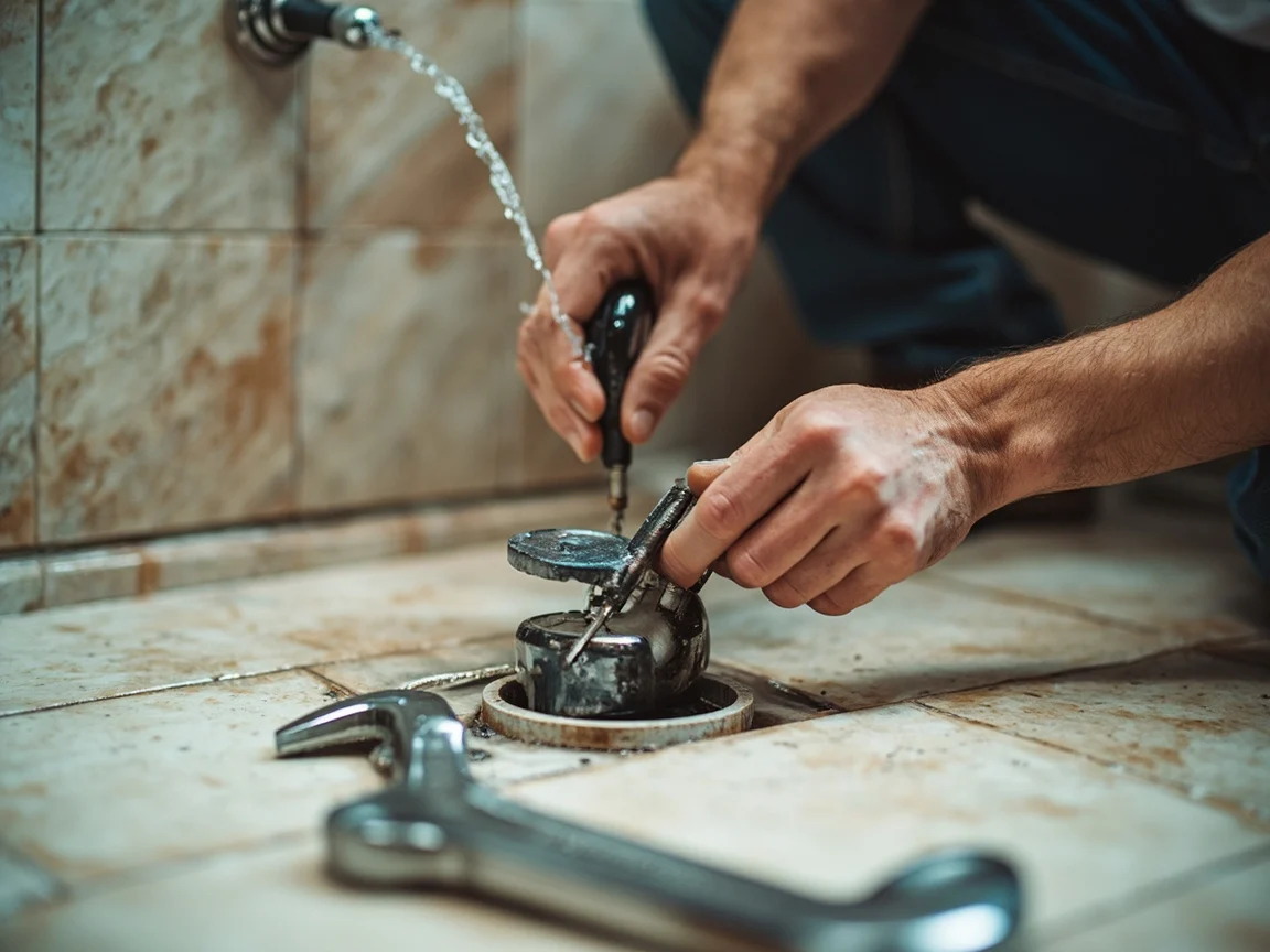 D&eacute;bouchage Douche &middot; image &agrave; la une