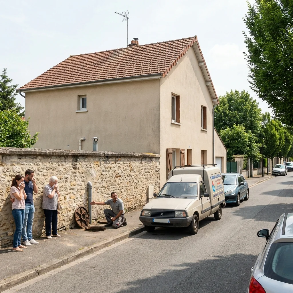 Odeur &Eacute;gout maison &middot; image &agrave; la une