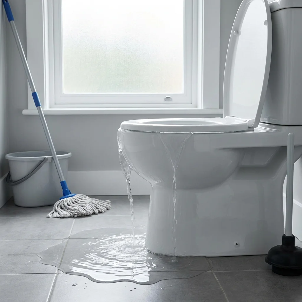 WC Bouch&eacute; qui d&eacute;borde &middot; image &agrave; la une