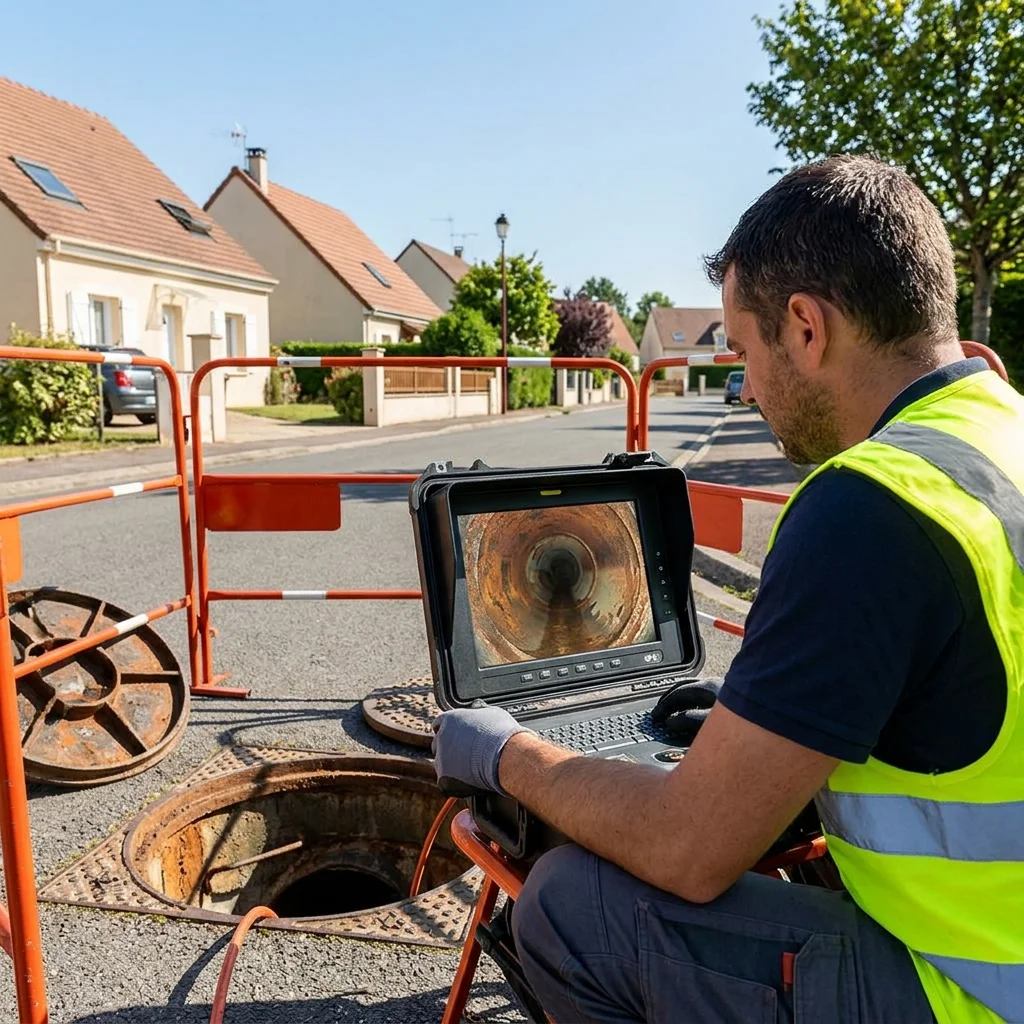 Inspection Cam&eacute;ra canalisation &middot; image &agrave; la une