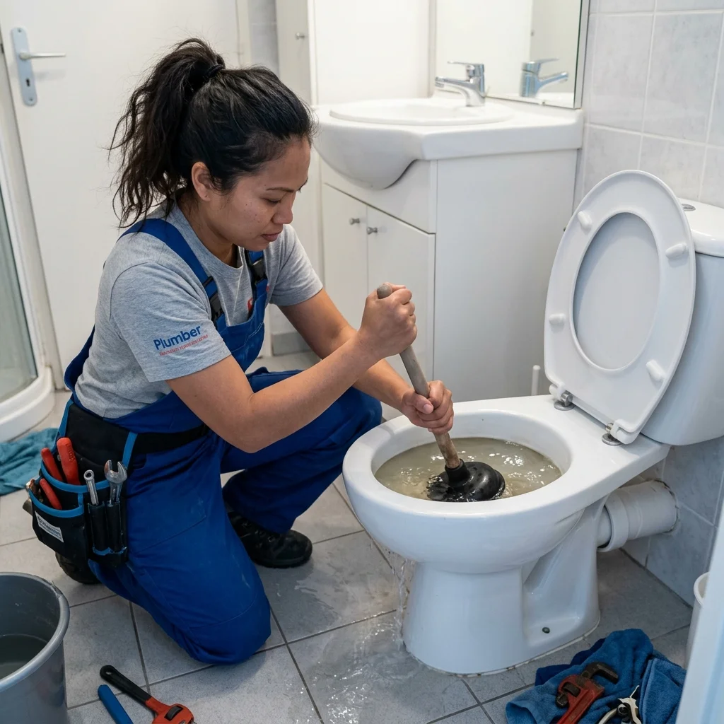 WC Bouch&eacute; qui d&eacute;borde &middot; image &agrave; la une