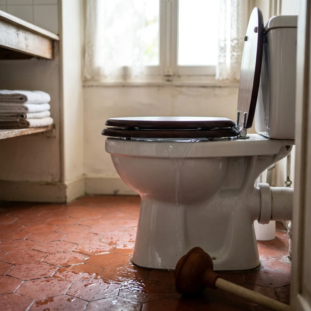 WC Bouch&eacute; qui d&eacute;borde &middot; image &agrave; la une