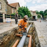 Raccordement Tout-&agrave;-l'&eacute;gout &mdash; Raccordement Tout-&agrave;-l'&eacute;gout au Mesnil-Saint-Denis (78320) &middot; image &agrave; la une