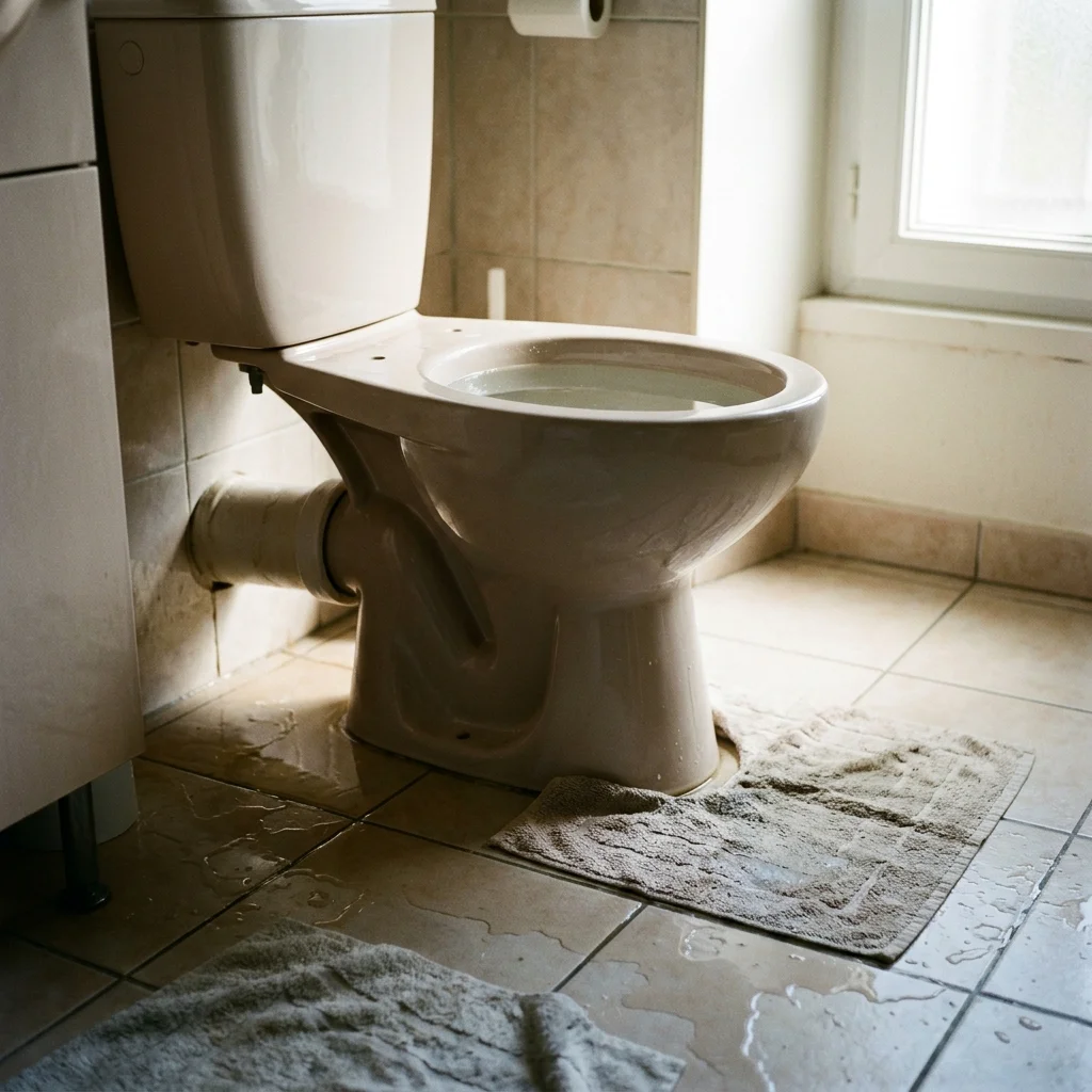 WC Bouch&eacute; qui d&eacute;borde &middot; image &agrave; la une