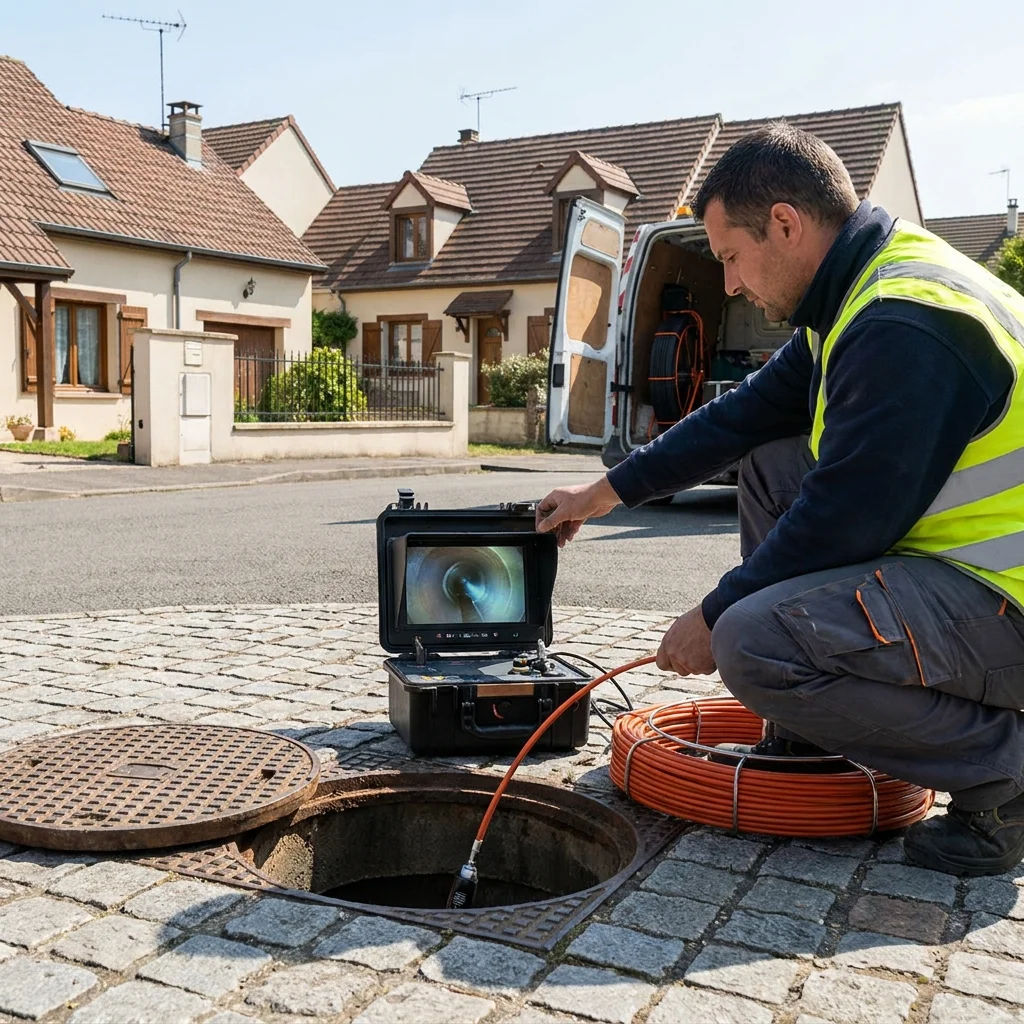 Inspection Cam&eacute;ra canalisation &middot; image &agrave; la une