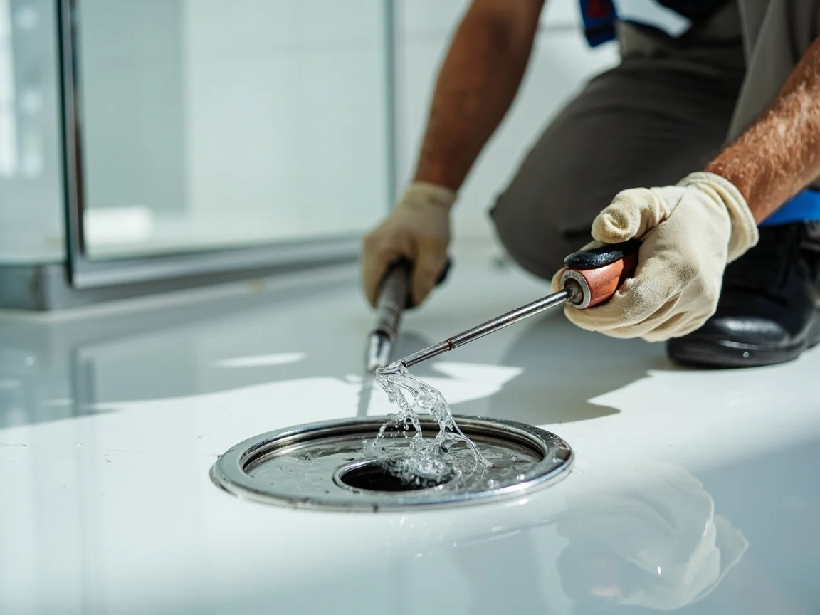 D&eacute;bouchage Douche &middot; image &agrave; la une