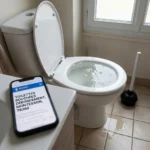 WC Bouch&eacute; qui d&eacute;borde &mdash; WC Bouch&eacute; qui d&eacute;borde &agrave; Montesson (78360) &middot; image &agrave; la une