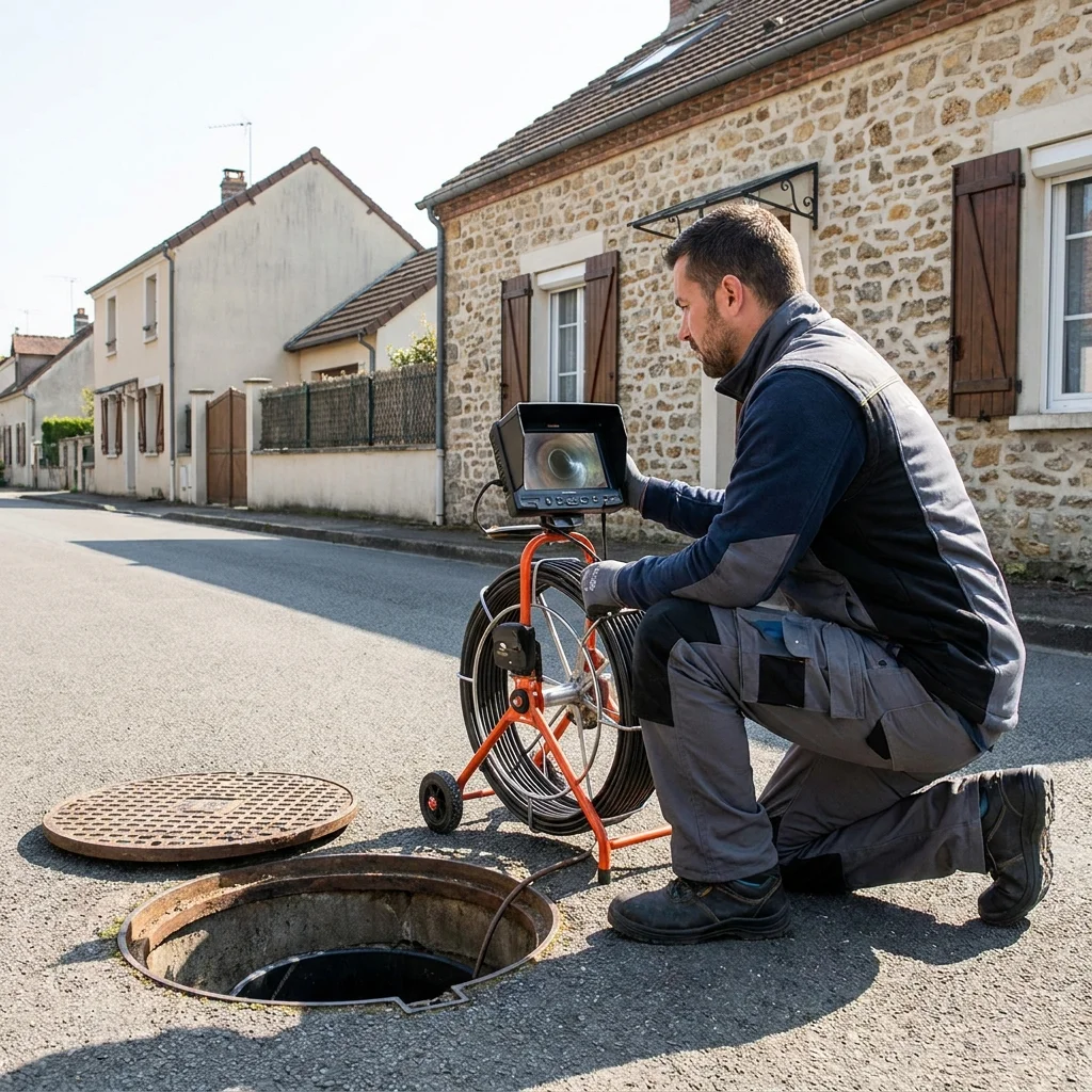 Inspection Cam&eacute;ra canalisation &middot; image &agrave; la une