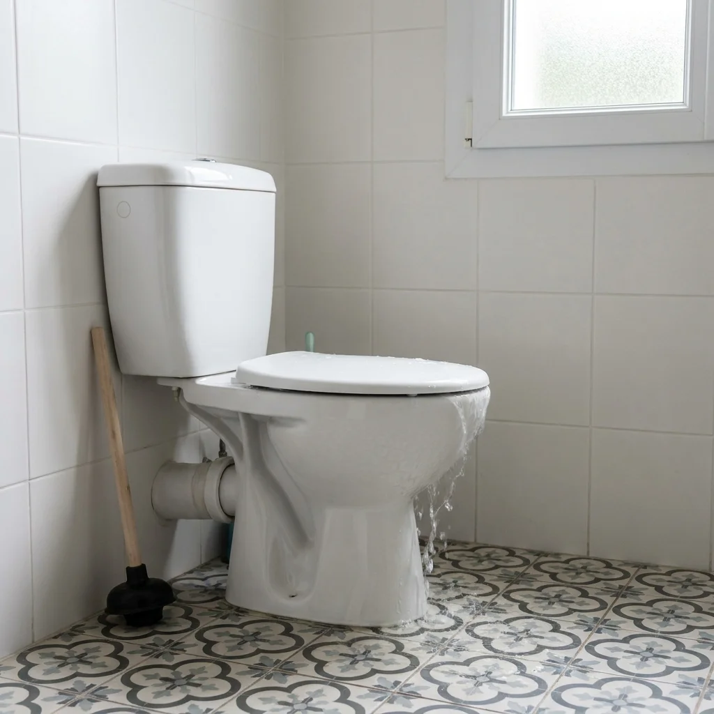 WC Bouch&eacute; qui d&eacute;borde &middot; image &agrave; la une