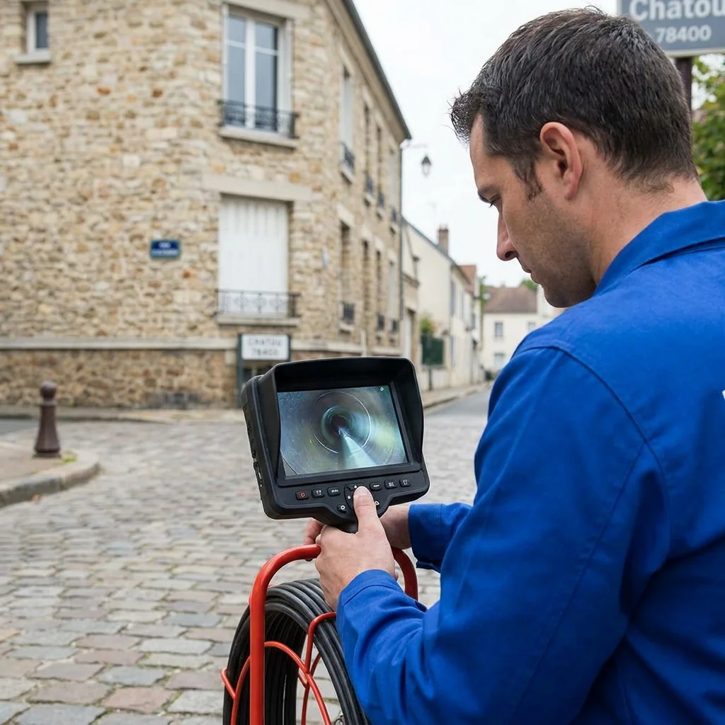 Inspection Cam&eacute;ra canalisation &middot; image &agrave; la une