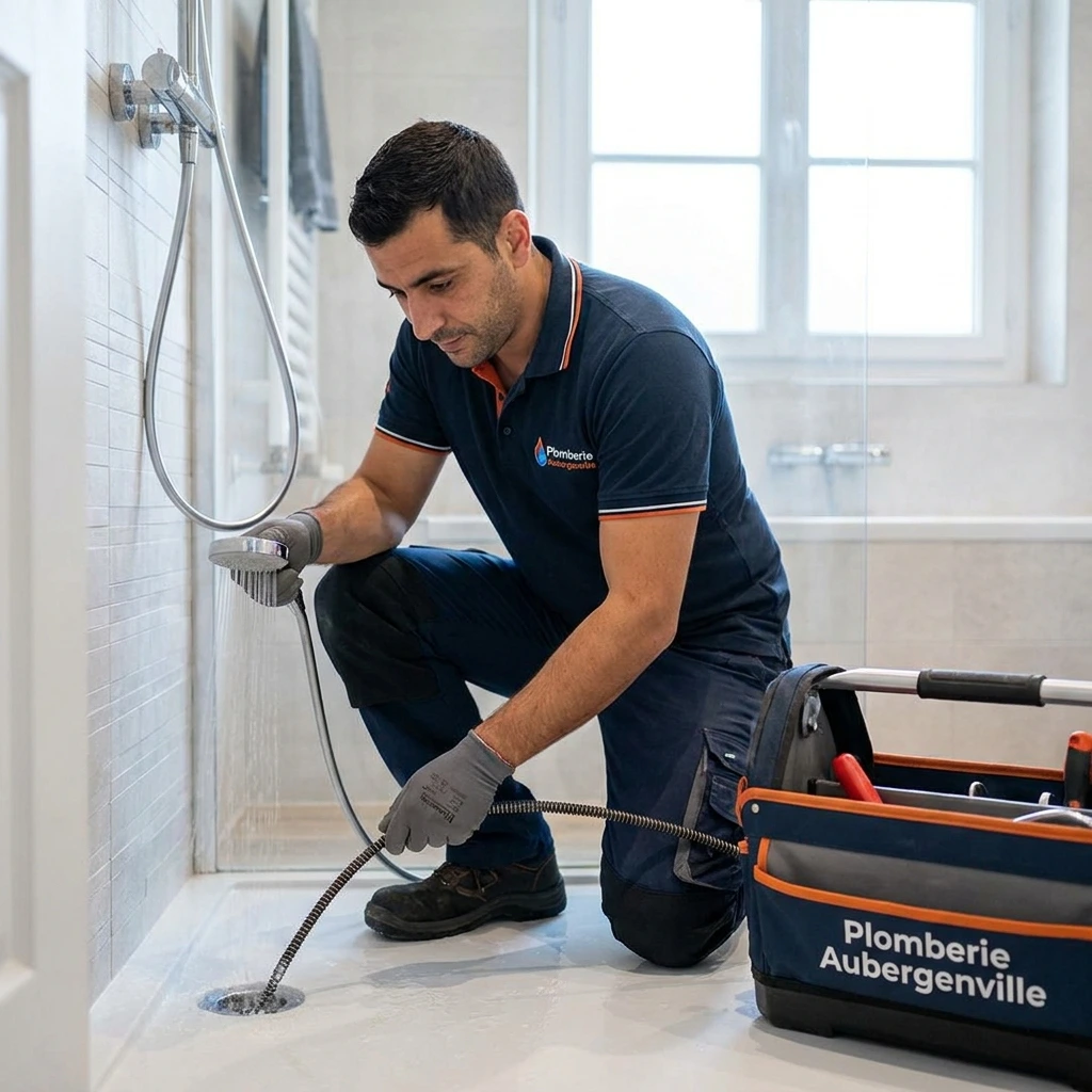 D&eacute;bouchage Douche &middot; image &agrave; la une