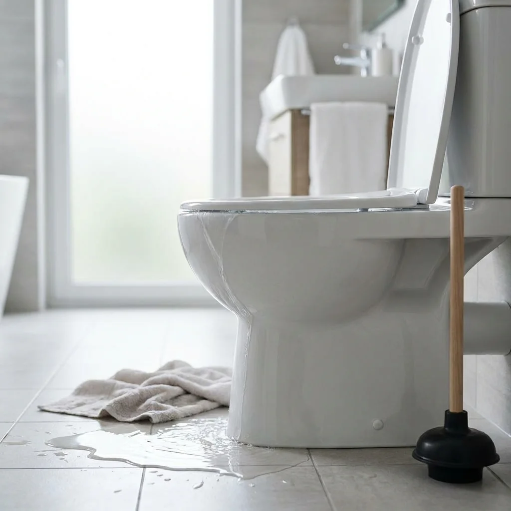 WC Bouch&eacute; qui d&eacute;borde &middot; image &agrave; la une