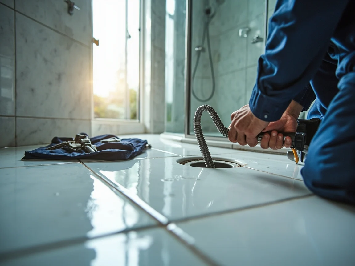 D&eacute;bouchage Douche &middot; image &agrave; la une
