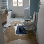 WC Bouch&eacute; qui d&eacute;borde &mdash; WC Bouch&eacute; qui d&eacute;borde &agrave; Carri&egrave;res-sur-Seine (78420) &middot; image &agrave; la une