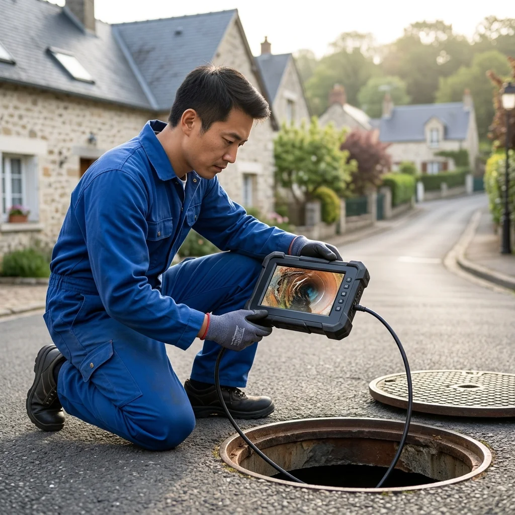 Inspection Cam&eacute;ra canalisation &middot; image &agrave; la une