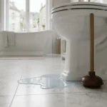 WC Bouch&eacute; qui d&eacute;borde &mdash; WC Bouch&eacute; qui d&eacute;borde &agrave; Louveciennes (78430) &middot; image &agrave; la une