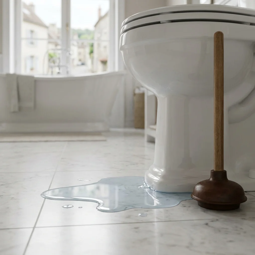 WC Bouch&eacute; qui d&eacute;borde &middot; image &agrave; la une