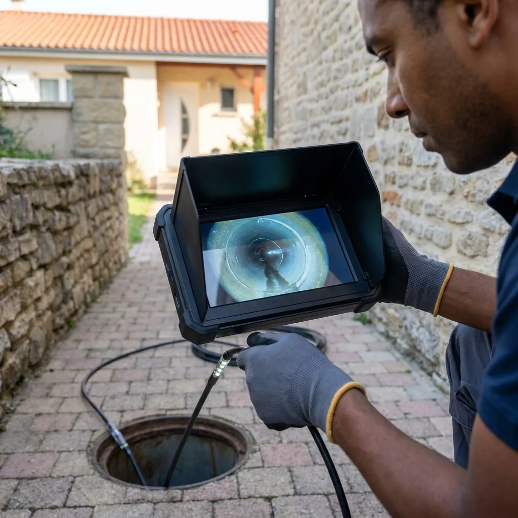 Inspection Cam&eacute;ra canalisation &middot; image &agrave; la une