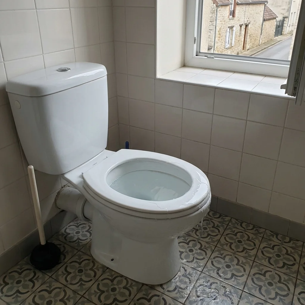 WC Bouch&eacute; qui d&eacute;borde &middot; image &agrave; la une