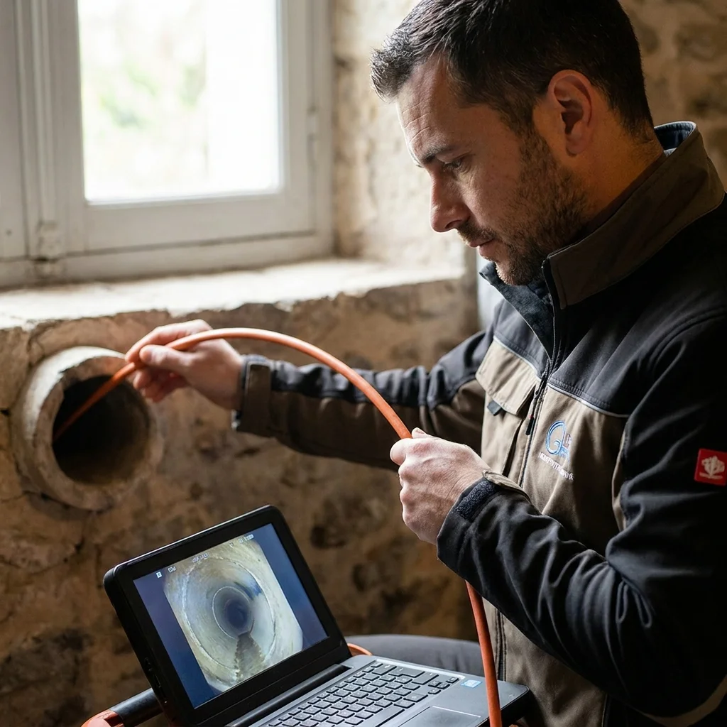 Inspection Cam&eacute;ra canalisation &middot; image &agrave; la une
