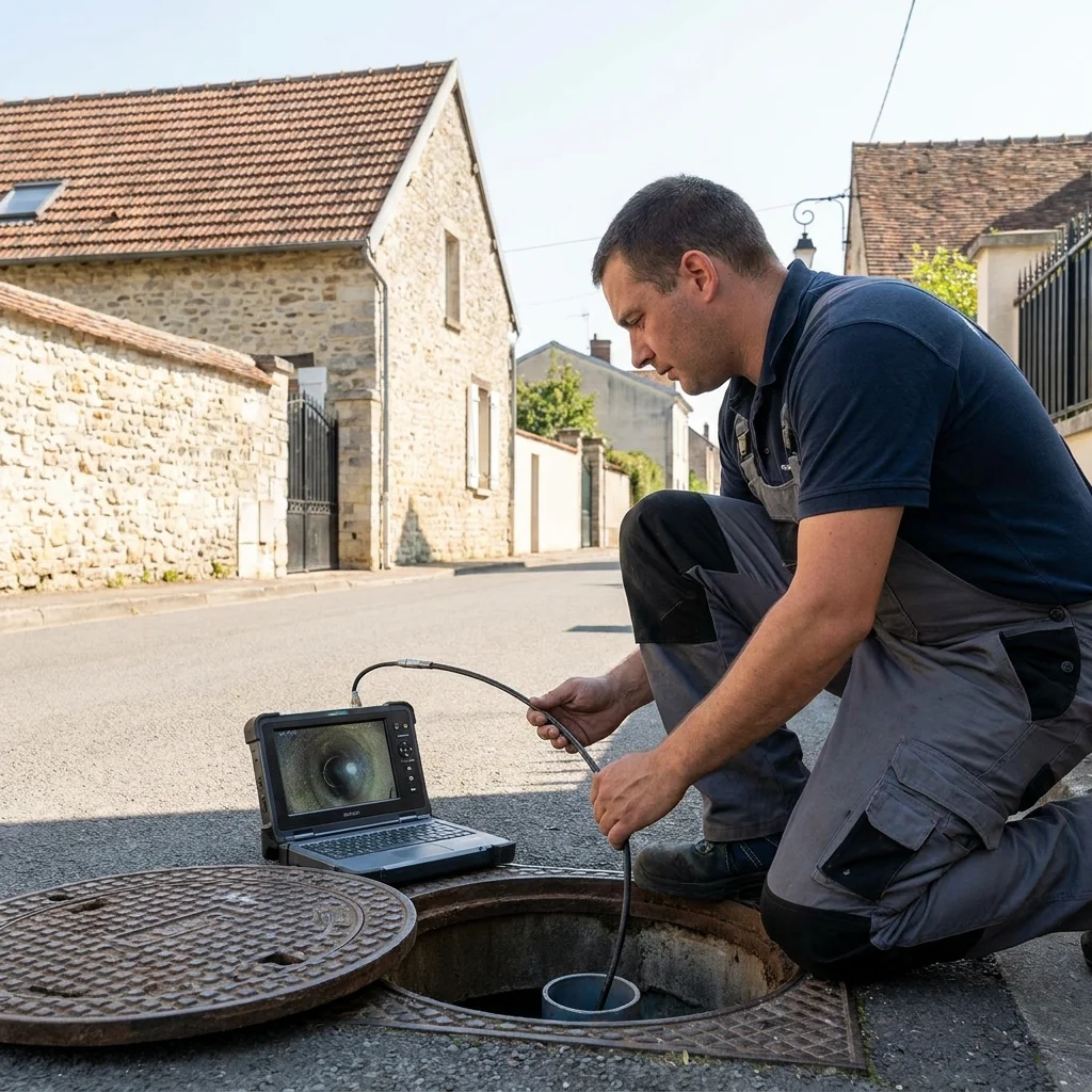 Inspection Cam&eacute;ra canalisation &middot; image &agrave; la une