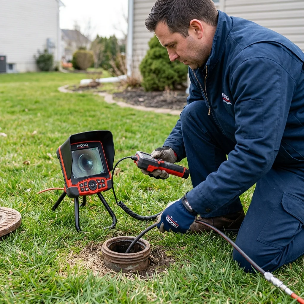 Inspection Cam&eacute;ra canalisation &middot; image &agrave; la une