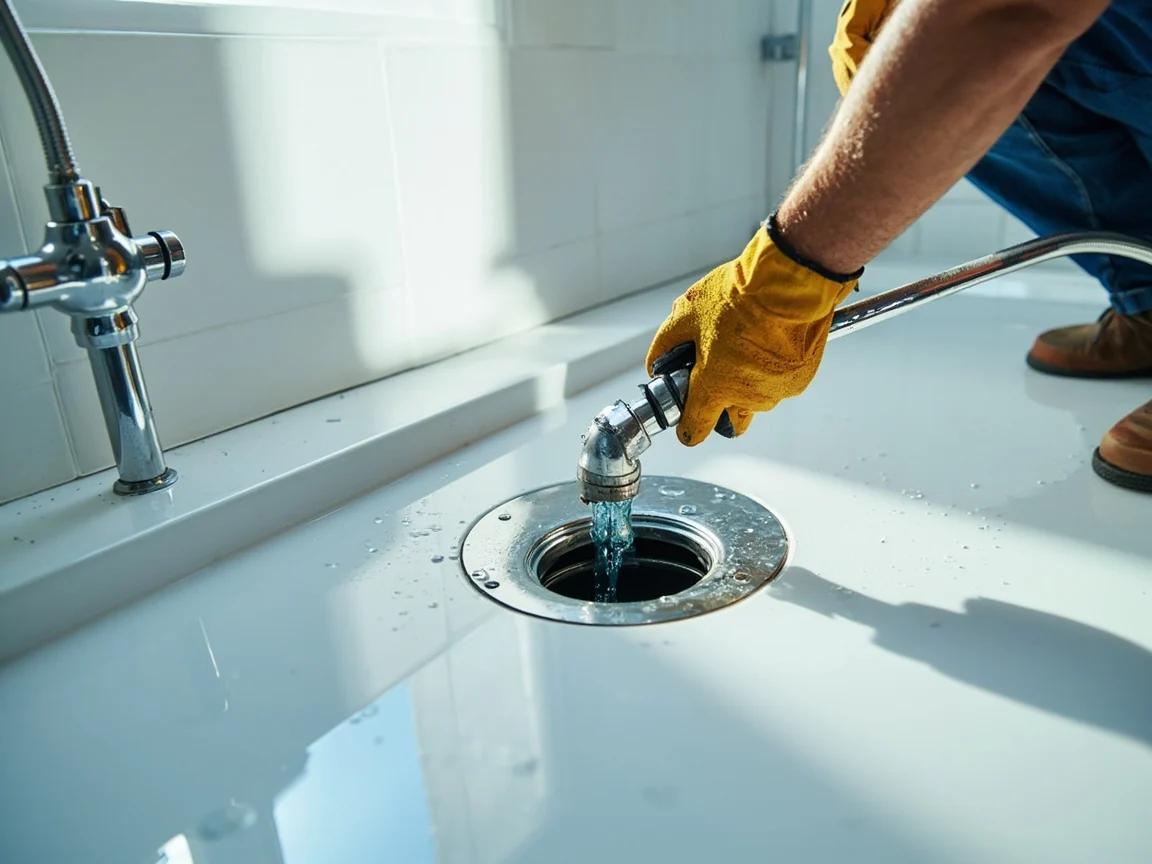 D&eacute;bouchage Douche &middot; image &agrave; la une