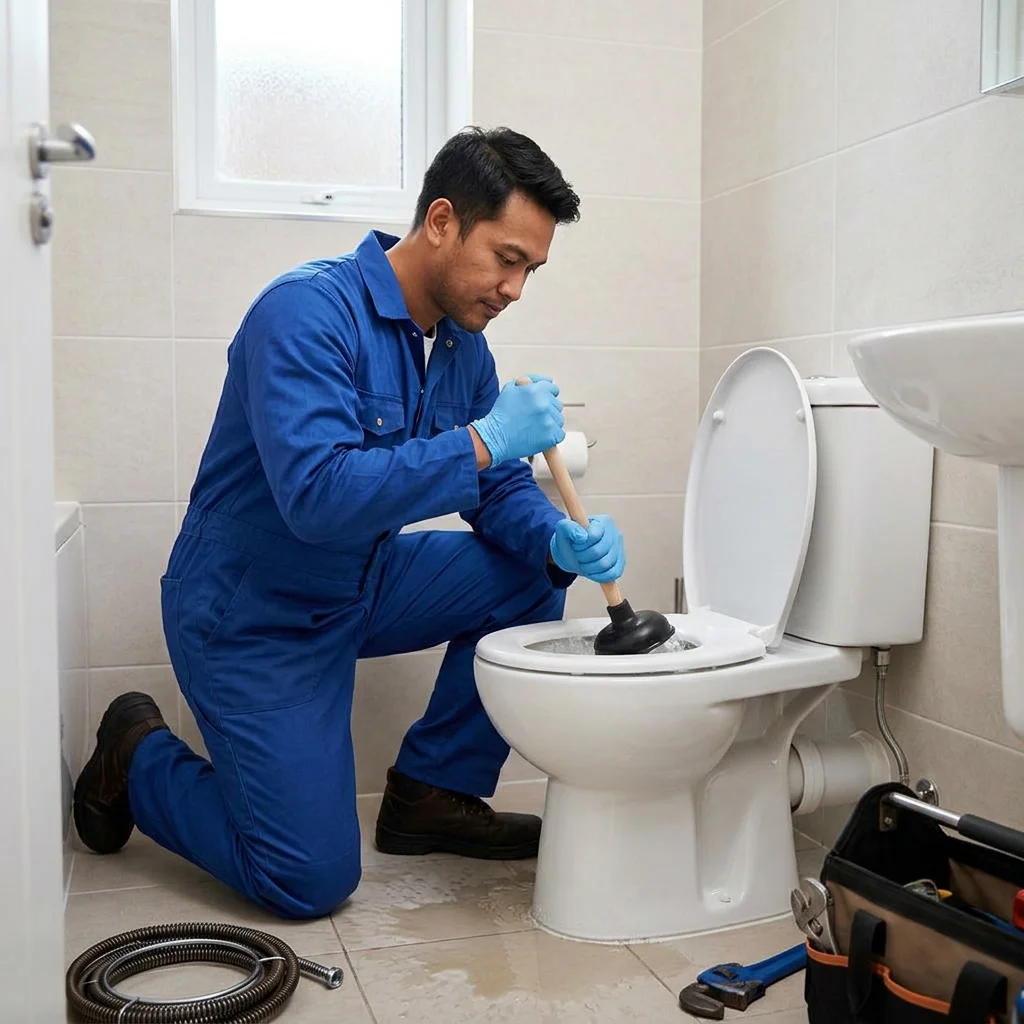 WC Bouch&eacute; qui d&eacute;borde &middot; image &agrave; la une