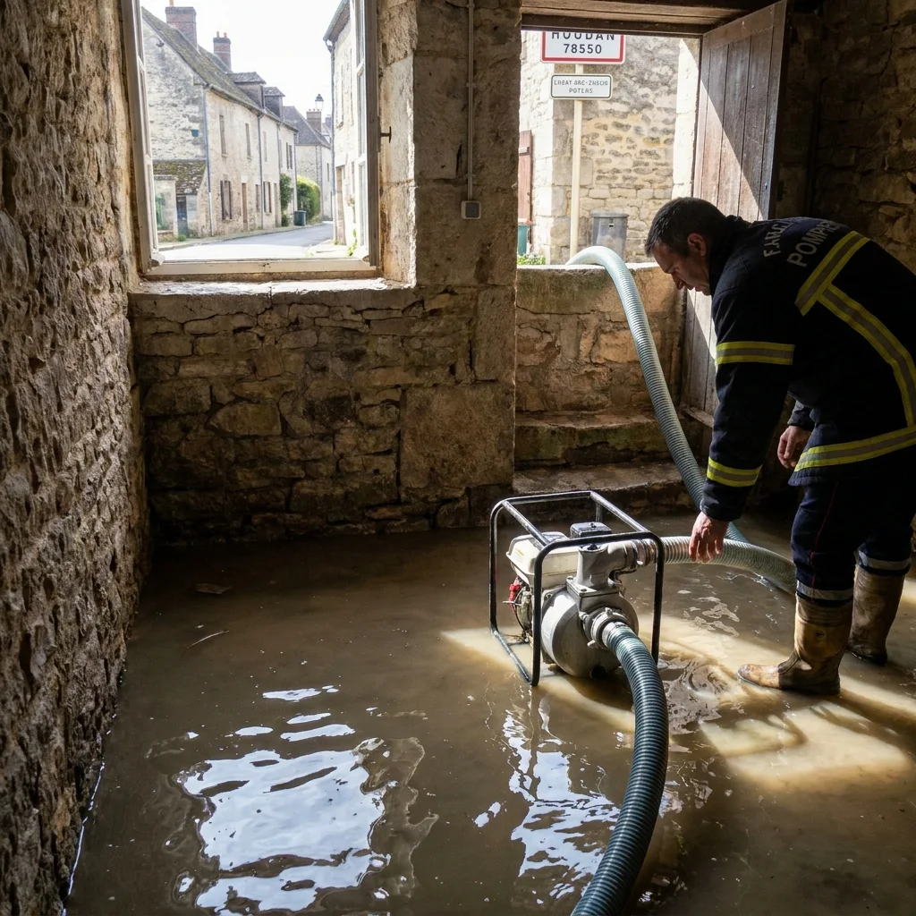 Pompage Cave inond&eacute;e &middot; image &agrave; la une